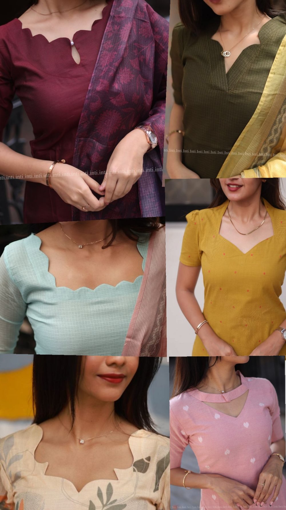 Designer Neckline Kurti